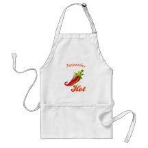Red Chili Pepper Spice Hett Kitchen Cooking Apron