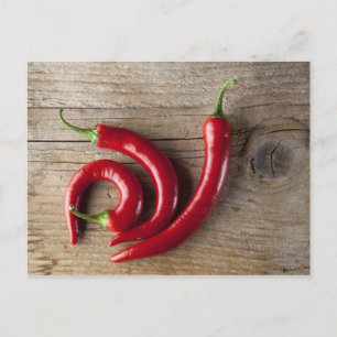 Red Chili Pepper Vykort