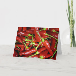 Red Chili Peppers Gift Range Kort