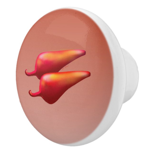 Red Chili Peppers keramisk knopp (Höger)