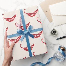 Red Chili Peppers Mönster Presentpapper