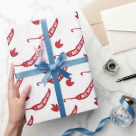 Red Chili Peppers Mönster Presentpapper