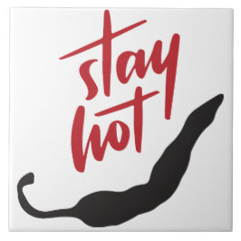 Red Chili Peppers Quote Kakelplatta