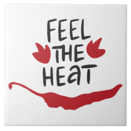 Red Chili Peppers Quote Kakelplatta