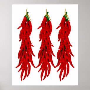 Red Chili Peppers Skriv ut Poster