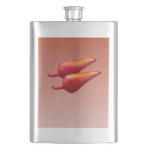 Red Chili Peppers Stålkolv av rostfritt stål