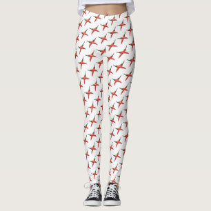 Red chili Peppers Vector Anpassningsbar Leggings