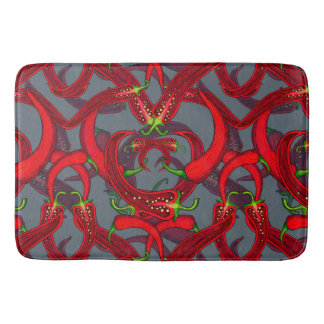 red chili peppers with badrumsmatta