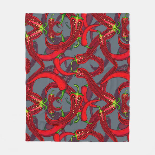 red chili peppers with  fleecefilt (Framsidan)