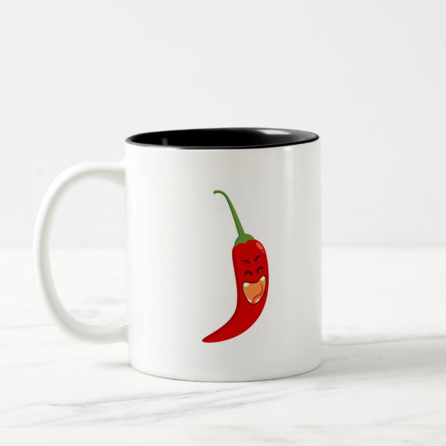 Red Chili Två-Tonad Mugg (Vänster)