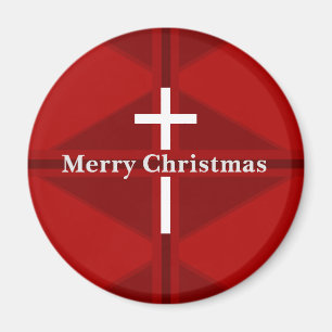 Red Christian Kor jul Magnet