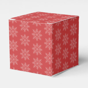 Red christmas snowflake desifn presentaskar