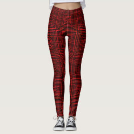 red chritmas happy day candy background leggings