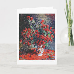Red Chrysanthemum, Monet Kort