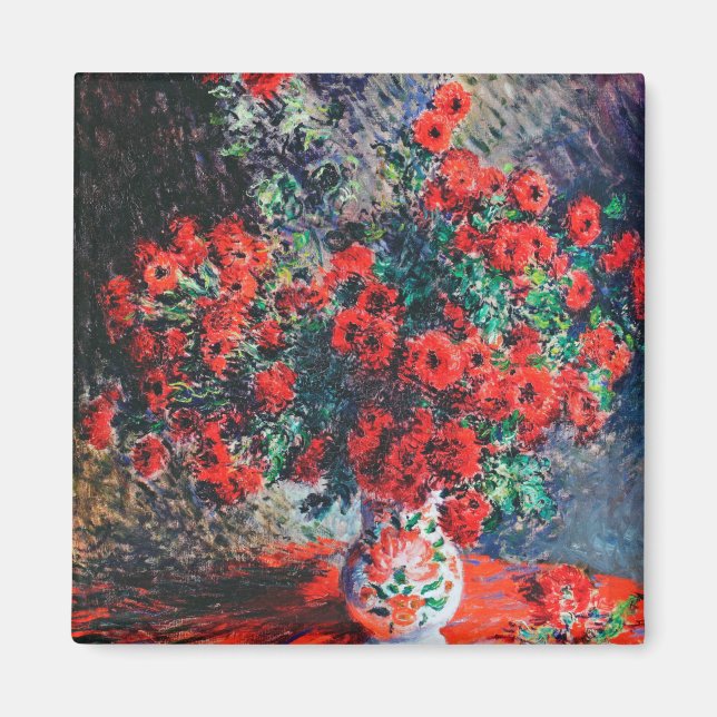 Red Chrysanthemum, Monet Magnet (Framsidan)