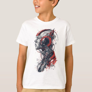 Red circuit dream t shirt