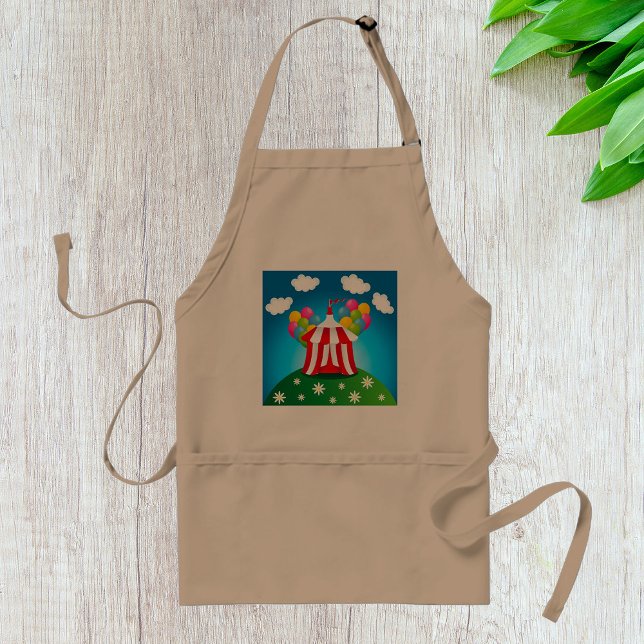 Red Circus Tent Apron Förkläde (Skapare uppladdad)