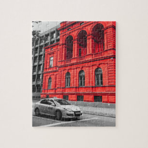 Red City Bygger minimalistisk fotografi Pussel