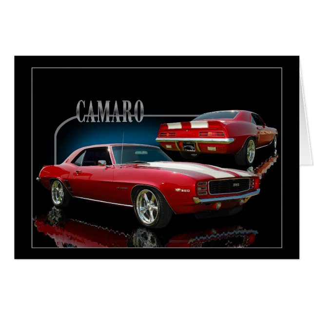 Red Classic Hälsningskort (Framsidan Horizontal)