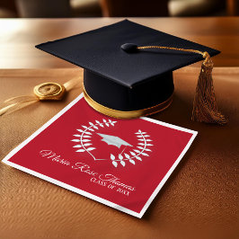 Red Classic Personlig Studenten Pappersservett