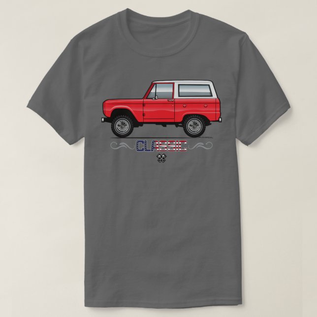 Red Classic T Shirt (Design framsida)