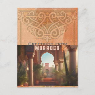 Red Clay Morroco Stone - vykort
