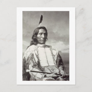 Red Cloud Chief (1822-1909) 1880 (b/w bild) Vykort