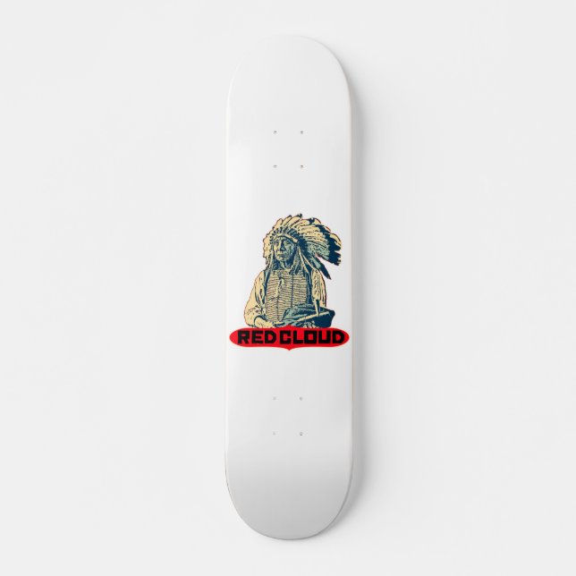 Red Cloud Mini Skateboard Bräda 18,7 Cm (Framsida)