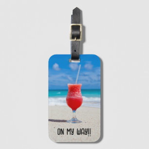 Red Cocktail by Sea Photo Bagagebricka