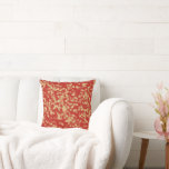 Red Confetti Guld Black Läppar Kudde<br><div class="desc">Red Confetti Guld Black läppar</div>