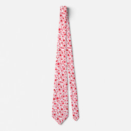 Red Confetti Hearts Mönster Slips