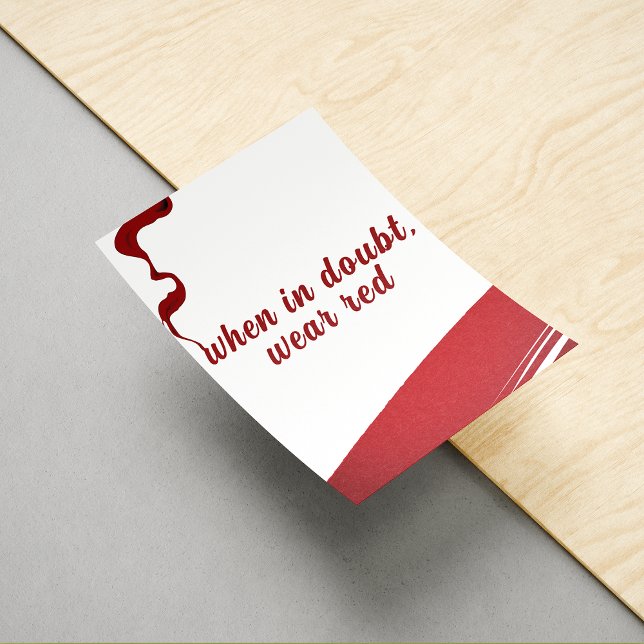 Red Confidence Nail Salon Art Poster (Skapare uppladdad)