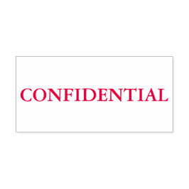 Red Confidential Självfärgande Stämpel