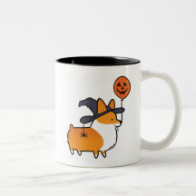 Red Corgi Halloween Mugg | CorgiSaker
