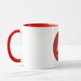 Red Corporate Christmas Holiday Mugg