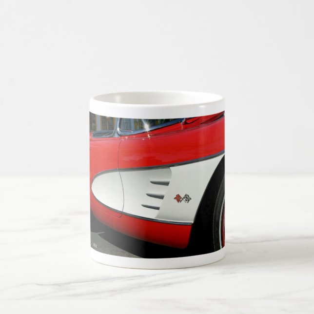 Red Corvette Kaffemugg (Center)