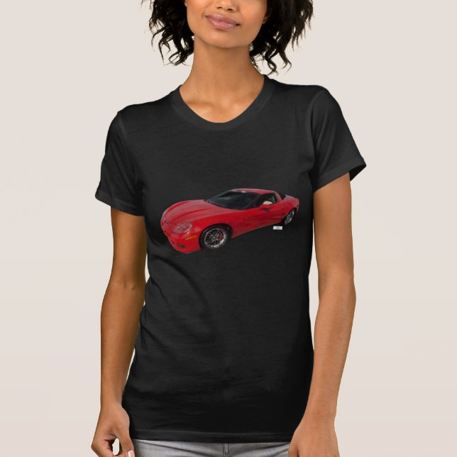 Red Corvette T-shirt (Framsida)