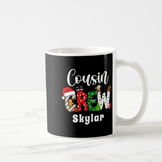Red Cousin Crew Christmas Retro  Kaffemugg (Höger)