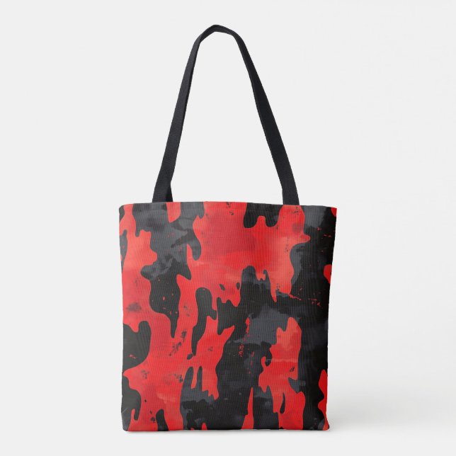 Red Cow Tote Tygkasse (Baksida)