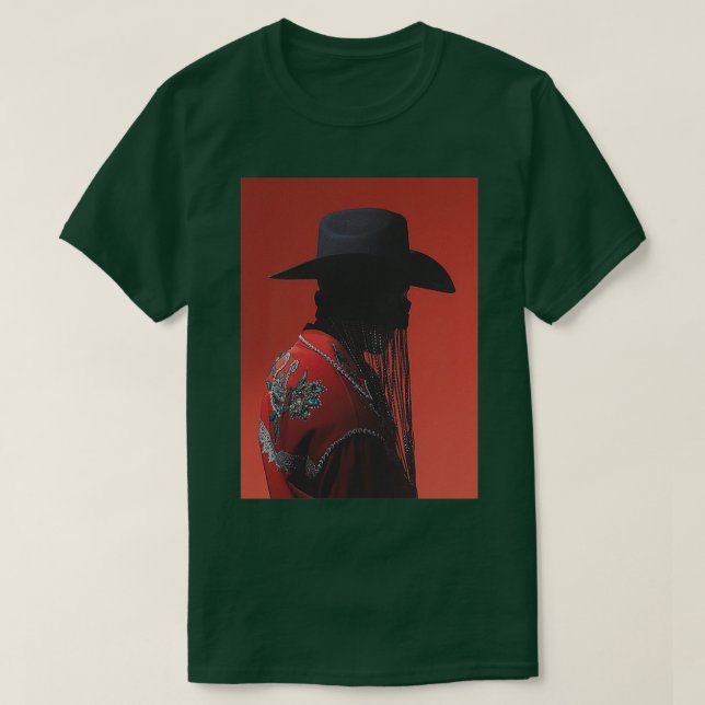 Red Cowboy Orville Peck T Shirt (Design framsida)