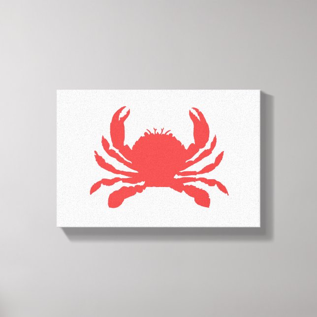 Red Crab Canvastryck (Framsida)