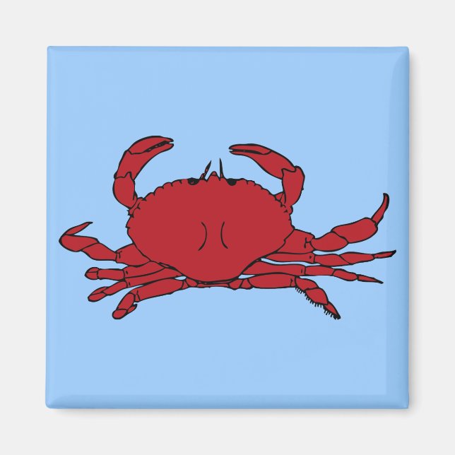 Red Crab Magnet (Framsidan)