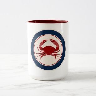 Red Crab Två-Tonad Mugg
