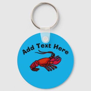 Red Crayfish Nyckelring