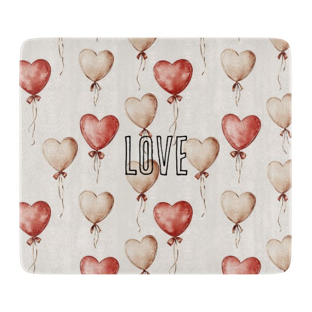 Red Cream Heart-ballonger (Framsidan)