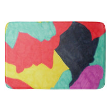 Red Creaters Bath Mat