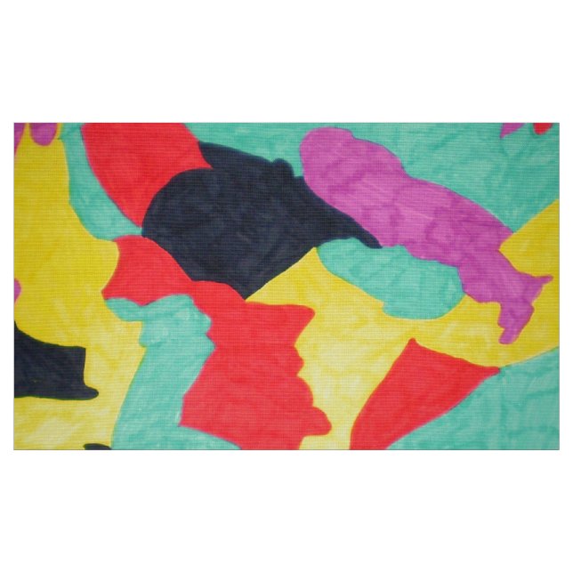 Red Creatures Fabric Tyg (Fat Quarter)