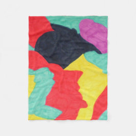 Red Creatures Fleece Blanket