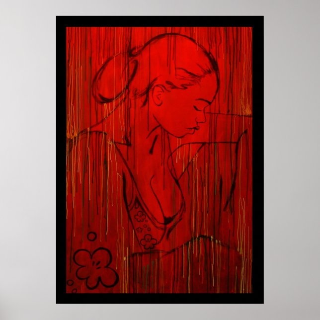 Red Creole Rain Poster (Framsidan)