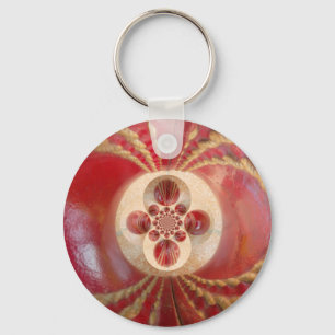 Red Cricket bollar design Nyckelring